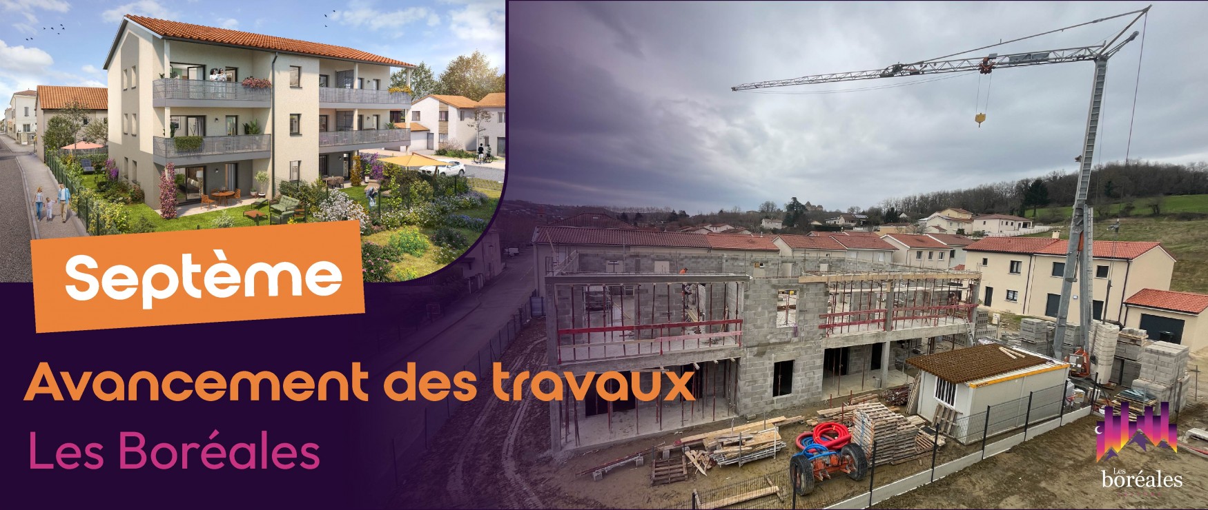 Avancement travaux - Septème