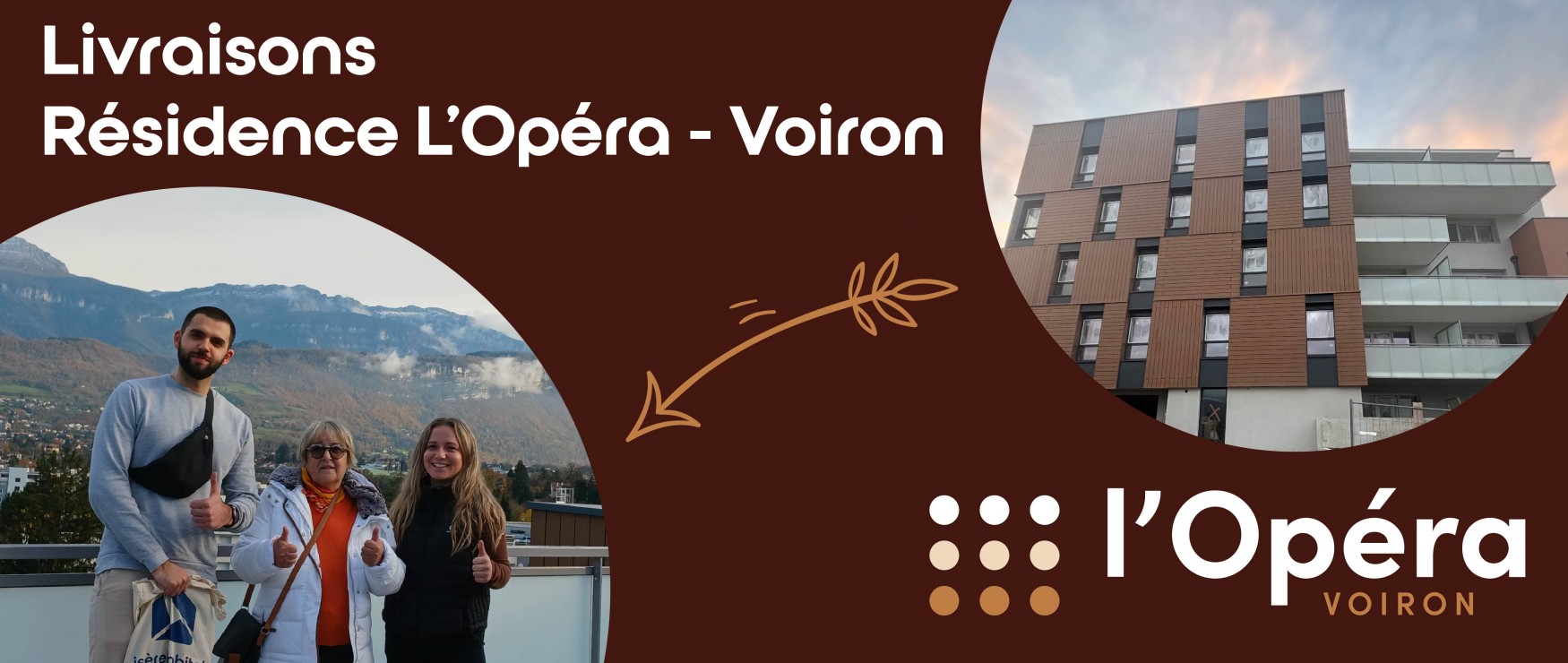 Livraisons : Résidence L'Opéra à Voiron