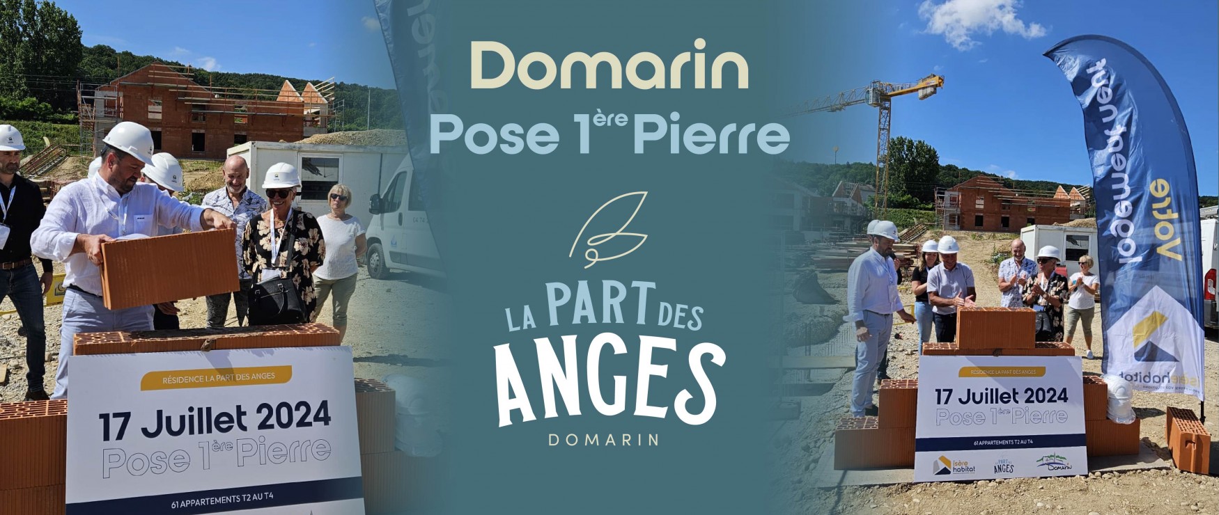 Pose de la Première Pierre à Domarin