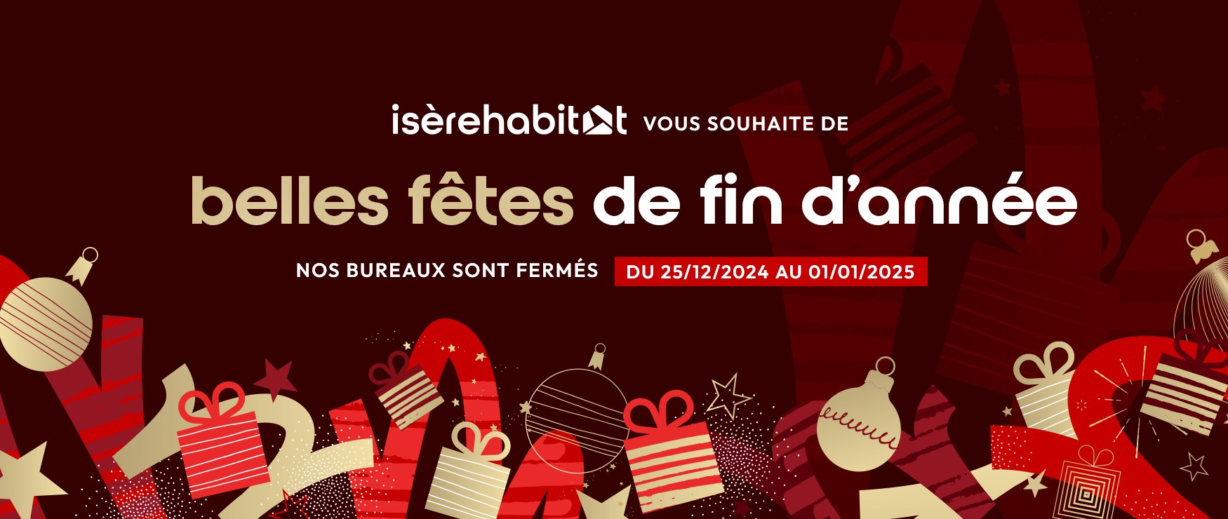 Fermeture de nos bureaux