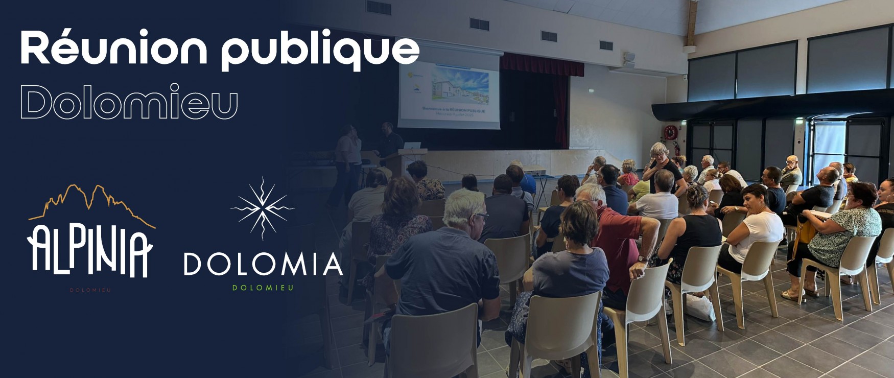Réunion publique à Dolomieu