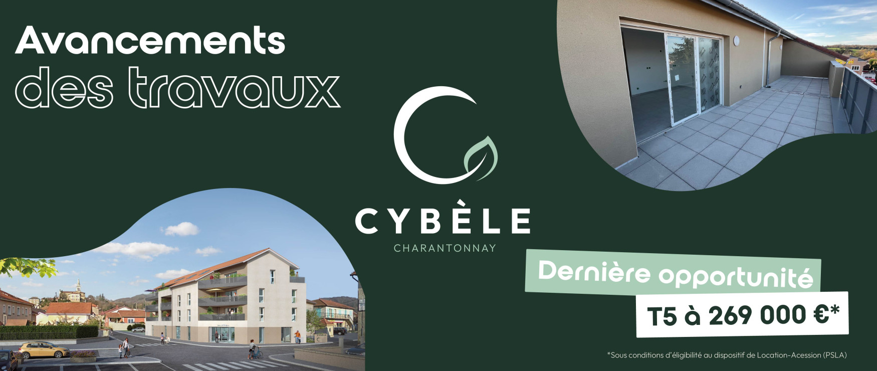 Avancement des travaux - Cybèle