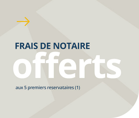 Frais de notaires offerts