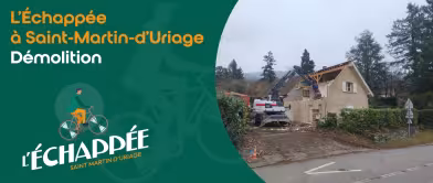 Démolition à Saint-Martin-d'Uriage
