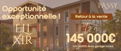 Retour à la vente à Passy - Résidence Élixir