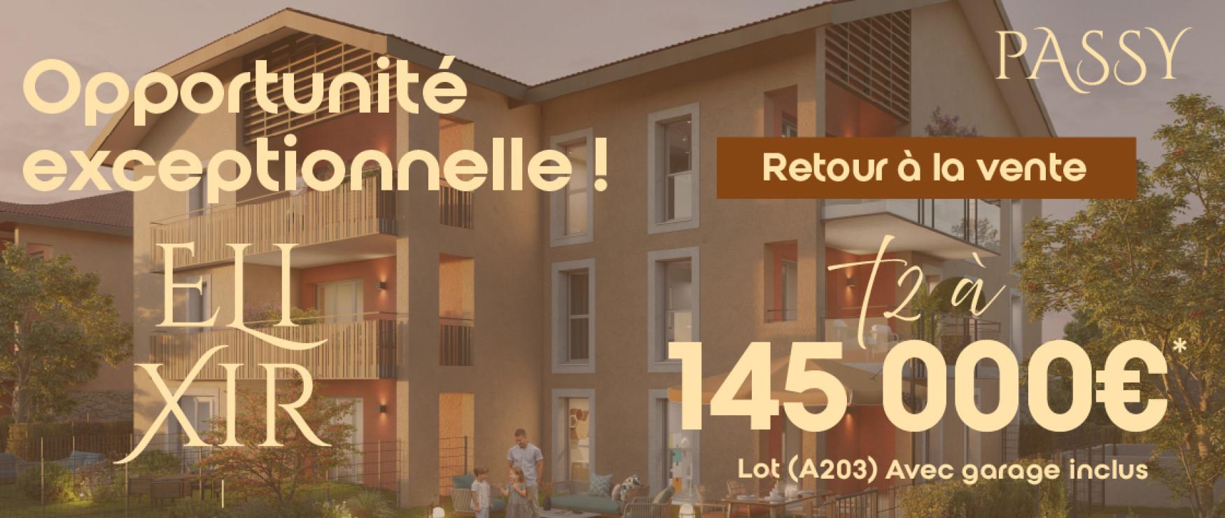 Retour à la vente à Passy - Résidence Élixir