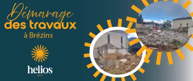 Démarrage des travaux à Brézins -  Hélios 