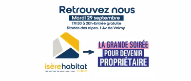 Retrouvez-nous à la grande soirée pour devenir propriétaire