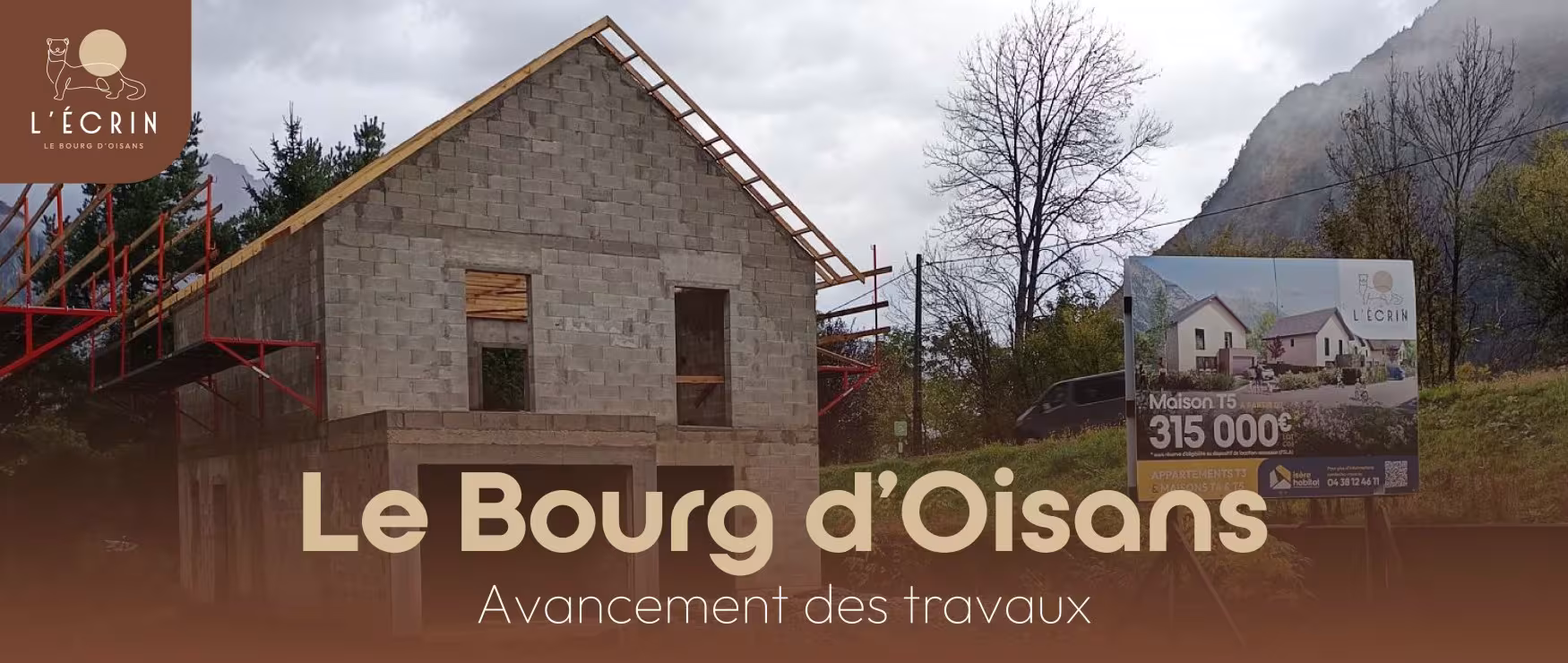 Avancement des travaux - Résidence L'Écrin