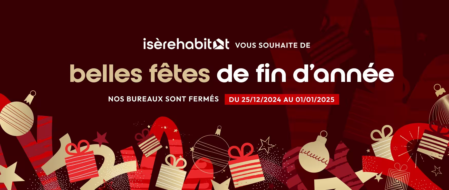 Fermeture de nos bureaux