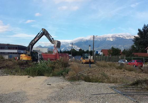 Eden Parc : démarrage des travaux de terrassement