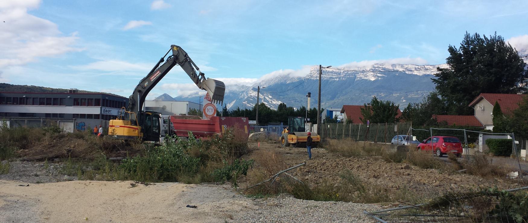 Eden Parc : démarrage des travaux de terrassement